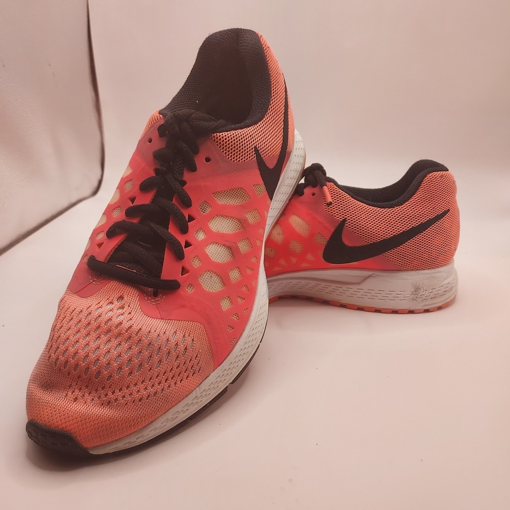 Nike Zoom Pegasus 31 Running Shoes Women's Size 8.5 Pink Black White 654486-602
